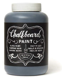 Product image of chalkboard paint in a large plastic container