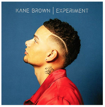 Album cover for Kane Brown's experiment showing a sideview of his face