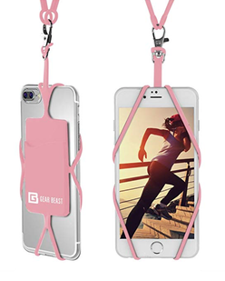 Product image for a lanyard that holds a phone
