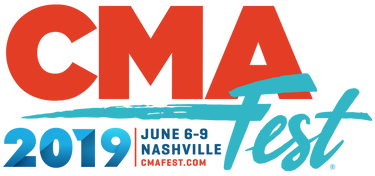 CMA Fest 2019 official logo with date for event